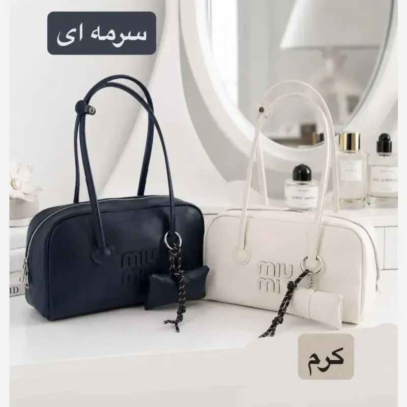 کیف زنانه اسپرت روزمره چرم مصنوعی زیپدار - تصویر 12