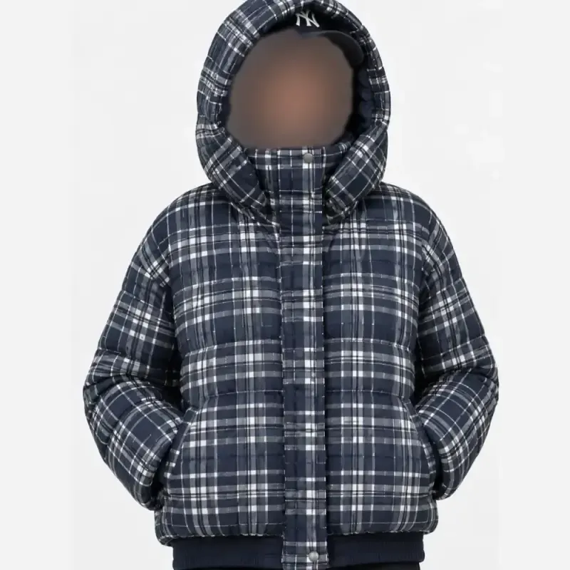 کاپشن چهارخونه جنس بارونی سایز M تا 2XL قد 56 - تصویر 4