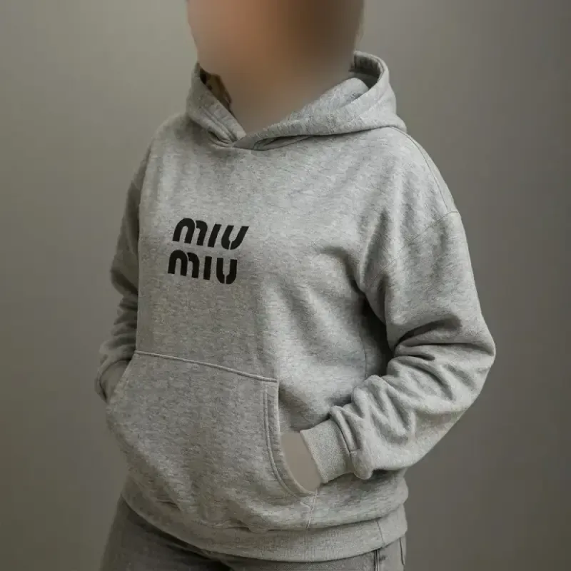 هودی زنانه دورس داخل کرکی طرح miumiu فری سایز - تصویر 8