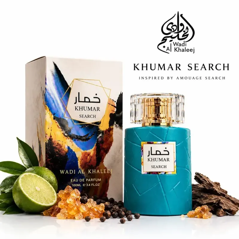 عطر ادوپرفیوم خمار سرچ وادی الخلیج زنانه و مردانه 100 میل - تصویر 3