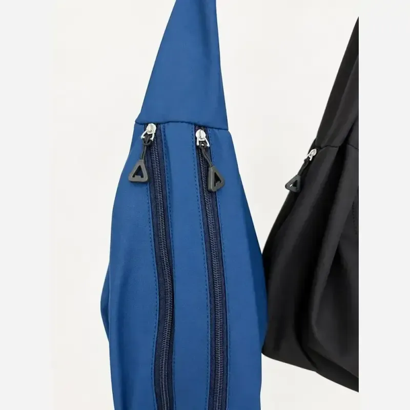 کیف اسپرت اکیا کاپشتی جادار سبک بادوام مشکی و سورمهای - تصویر 2