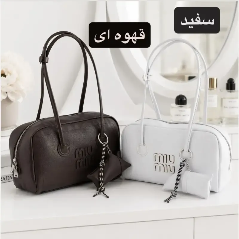 کیف زنانه اسپرت روزمره چرم مصنوعی زیپدار - تصویر 7